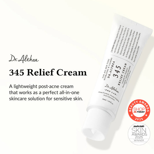 Dr. Althea 345 Relief Cream – Lightweight Repair Cream for Acne-Affected Skin